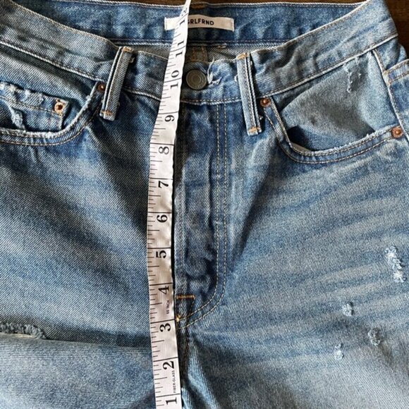 GRLFRND Jeans Karolina High Rise Jean size 26 in a little more love distressed - Picture 14 of 16
